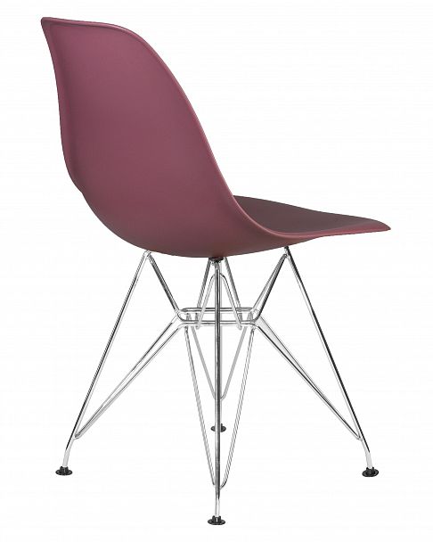 Стул обеденный DOBRIN DSR (ножки хром, цвет пыльная роза (NX-P-11)) - Вид 4