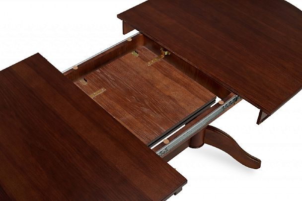 Стол деревянный раздвижной Барэнт 150(190)х90х76 Античный орех - Вид 6