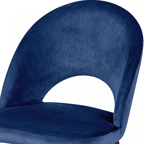 Комплект кухонных стульев Рэди синий велюр/черный, 4 шт. - Вид 6