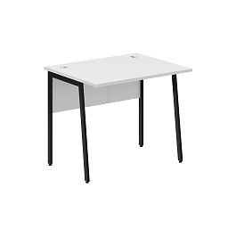 Стол прямой СП-1P Белый/Черный 900х720х755 IMAGO PLUS - Фото предпросмотра