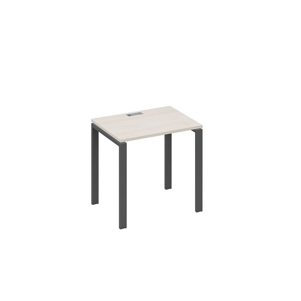 Стол письменный на металлокаркасе UNO A4 А4 Б1 001 БП дуб / металлокаркас антрацит - Вид 1