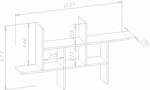 Полка навесная ПК-6 - Вид 4