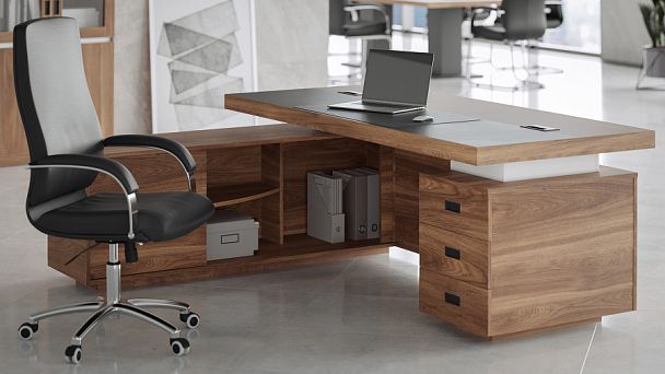 Стол для переговоров Liverpool 240x120x76 дуб нордик - Вид 5