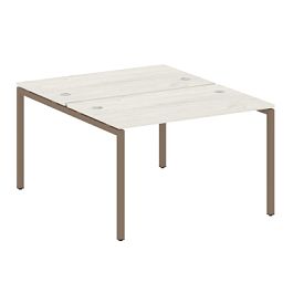 Metal System Quattro Р. ст. на П-образном м/к 40БП.РАС-СП-2.2 Дуб наварра/Мокко металл 1200*1475*750 - Фото предпросмотра