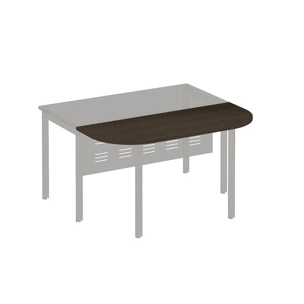 Брифинг-приставка без опор Формула МП2 ФР 433 венге темный - Вид 1