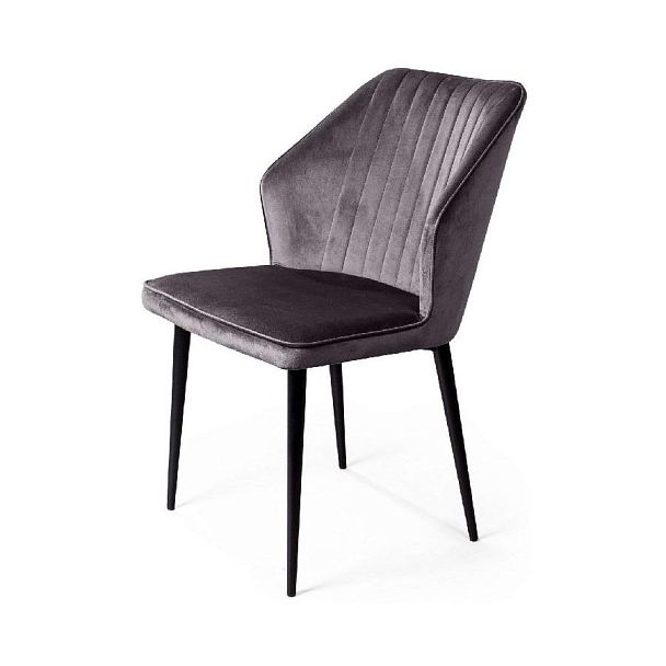 Стул Berg, бархат серый 27 - Вид 5