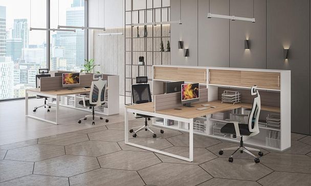 Тумба приставная 4 ящ. метаб. / корпус:антрацит, топ/дно:антрацит, фасады:антрацит / Аллегро / Allegro - Вид 5