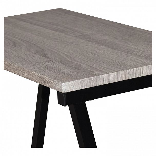 Стол на металлокаркасе BRABIX "LOFT CD-004", 1200х535х1110 мм, 3 полки, цвет дуб антик, 641219 - Вид 6