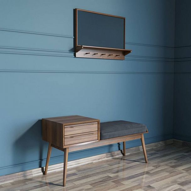 Лавка с зеркалом "Bruni" BR-40 - Вид 3