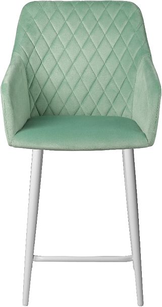 Комплект полубарных поворотных кресел Барли К, Confetti aquamarine/белый, 4 шт. - Вид 3