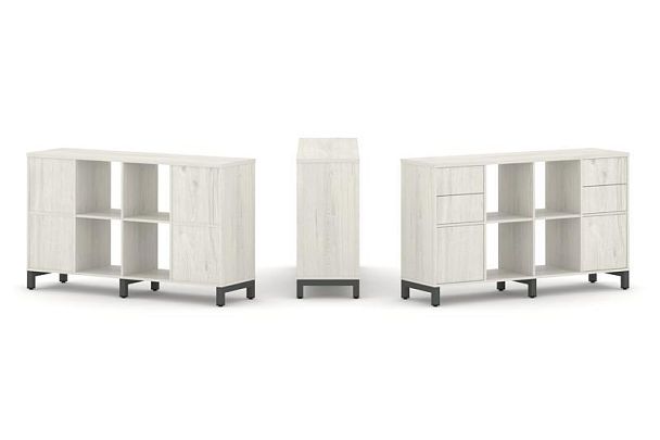 Стайл Проджект Набор стеллажа 1 сторон., 2 яр. SN.NS-241 Дуб Наварра/Металл Антрацит 1488*400*881 - Вид 1