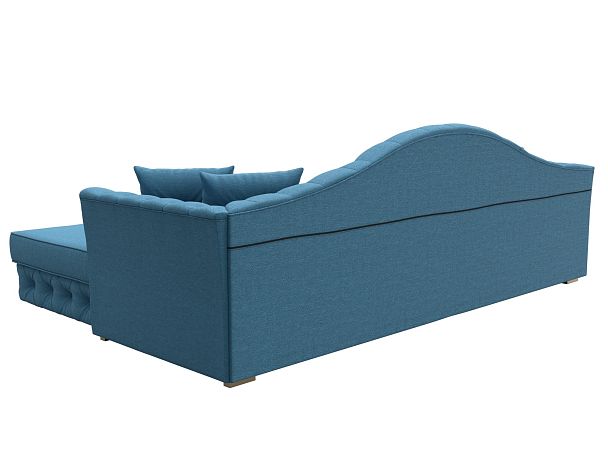 Диван угловой Артис правый угол Рогожка голубой - Вид 6
