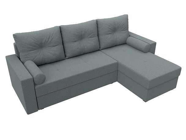 Диван угловой Верона Лайт правый угол Рогожка серый - Вид 5