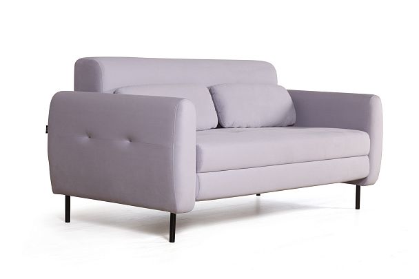 Siena диван-кровать прямой с подлокотниками, бархат 04 - Вид 10