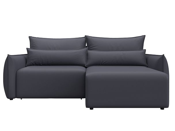 Диван угловой Лига-051 НПБ угол универсальный Экокожа серый - Вид 2