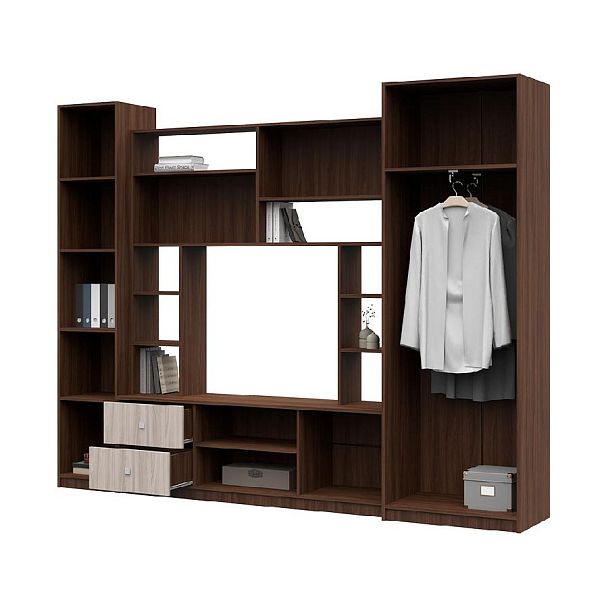 Гостиная Марта-М (Андрей 1)  ЛДСП шимо темный/шимо светлый - Вид 2