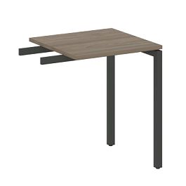 Metal System Quattro Приставной элемент на П-образном м/к 40БП.ПР-1 Вяз/Антрацит металл 600*600*750 - Фото предпросмотра