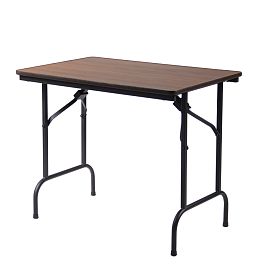 Стол Лидер 1, основание металл, ДСП орех - Фото предпросмотра