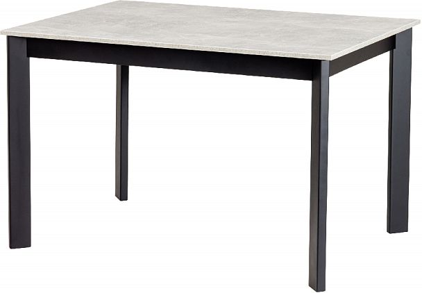 Стол деревянный кухонный раскладной Стил 110(150)*70 Бетон/Черный - Вид 3