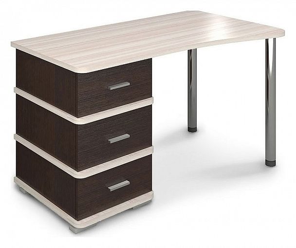 Стол письменный Домино СД-35 Венге/Карамель правый - Вид 1