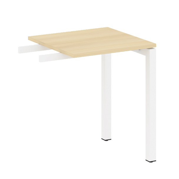 Metal System Quattro Приставной элемент на П-образном м/к 50БП.ПР-1 Акация/Белый металл 600*600*750 - Вид 1