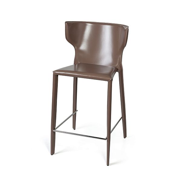 Стул полубарный Austin, кожа капучино - Вид 3