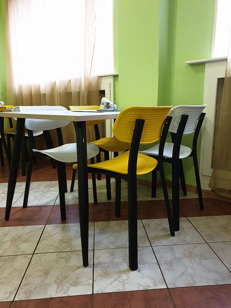 Стул Sheffilton SHT-S85 черно-желтый черный/желтый/бежевый - Вид 4