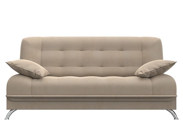 Диван Книжка Анна (полностью велюр бежевый) - Вид 2