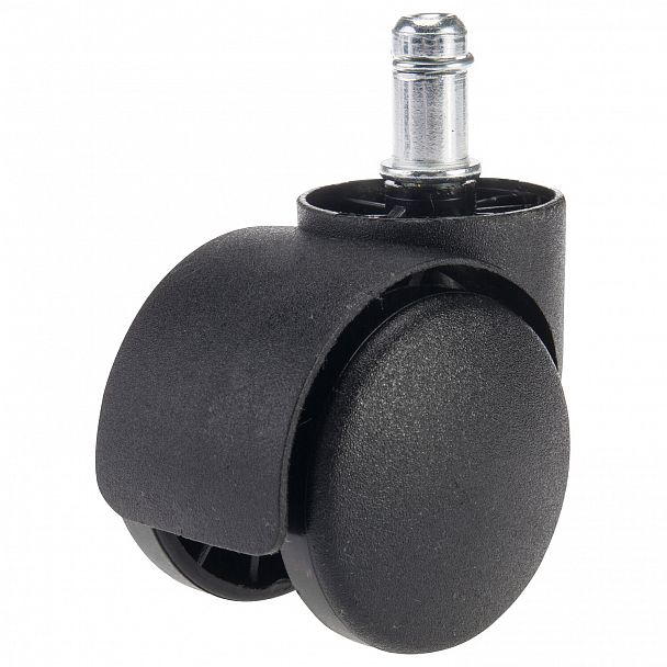 Колеса (ролики) BRABIX для кресла, пластиковые, КОМПЛЕКТ 5 шт., шток d11 мм, черные, в коробе, 532008 - Вид 4