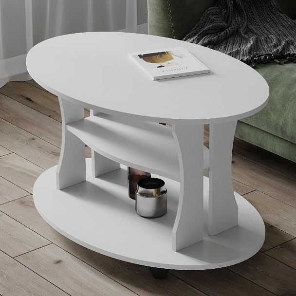 Стол Журнальный Консул-1 (900*560*600) белый - Вид 1