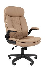 Офисное кресло Chairman 533 Россия экокожа бежевый - Фото предпросмотра