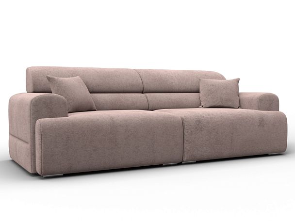 Диван прямой Лига-109 НПБ Велюр бежевый - Вид 1