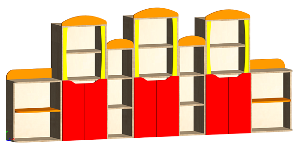 Стенка Грибок МСН-065 - Вид 1