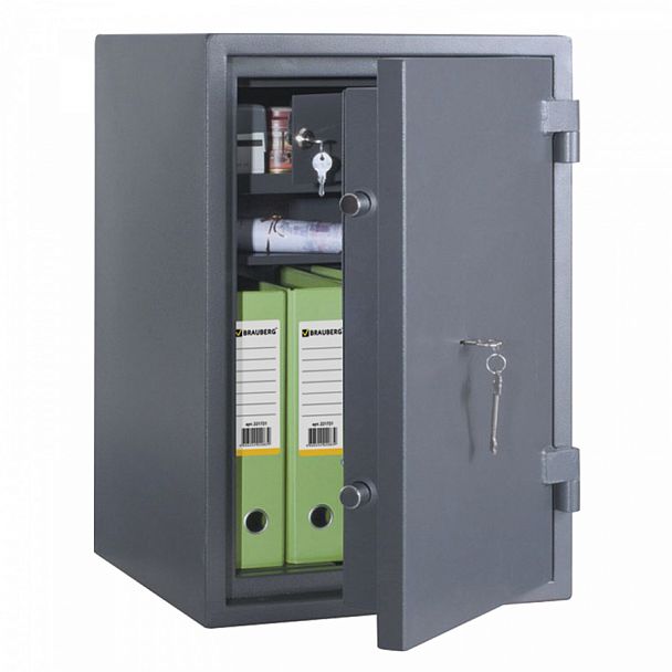 Сейф взломостойкий 1 класс VALBERG "Кварцит-65Т", 655х440х430 мм, 150 кг, ключевой замок, трейзер - Вид 1