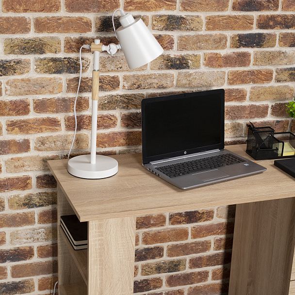 Стол письменный/компьютерный BRABIX "Scandi CD-016", 1100х500х750 мм, 4 ящика, дуб сонома, 641892, ЦБ013707-2 - Вид 13