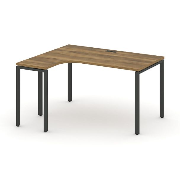 Concept Стол эргономичный CN.SA-001(L) Сандал Янтарный/Металл Антрацит 1380*1180*750 - Вид 1