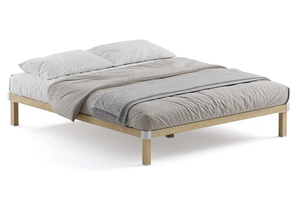 Кровать - подиум деревянная Канапе 2 1800х2000, береза, цвет натуральный - Вид 1