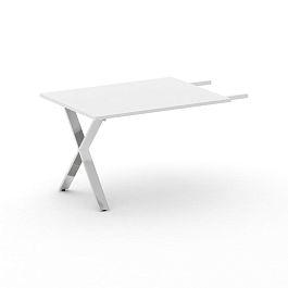 Cross Брифинг-приставка CRF.BR-2 Белый F/Нерж. Сталь 1200*900*750 - Фото предпросмотра