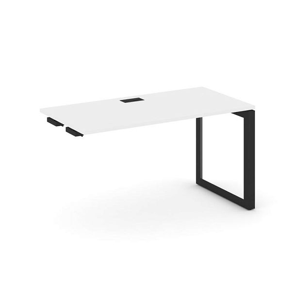 Style Project Next Стол-приставка к опор. элем. SN-59O.OPRS-001 Белый/Металл Черный/Черный Заглушка 980*600*750 - Вид 1