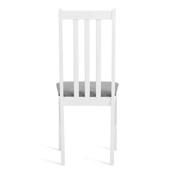 Стул Свиден/Sweden, Многослойный березовый шпон, white/велюр серый - Вид 5