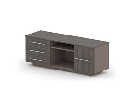 АККОРД/ACCORD RACR005 Тумба опорная 1500х470х565 Дуб Термо/Серый камень - Фото предпросмотра