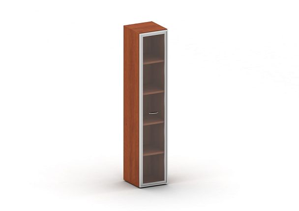 Шкаф-витрина узкая высокая L,R Танго Люкс - Вид 1