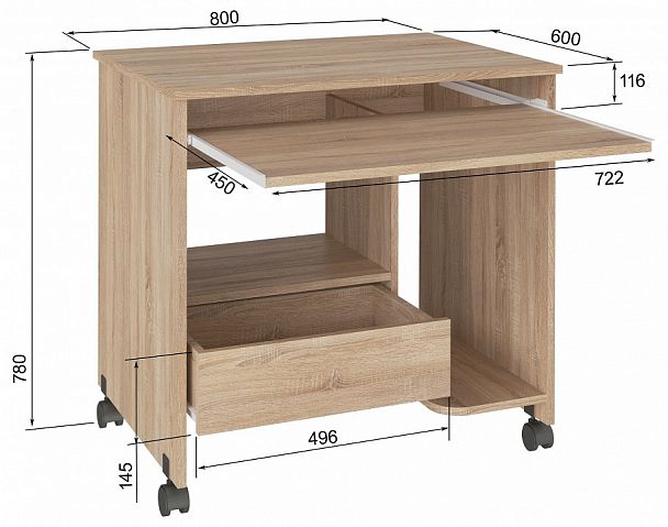Стол компьютерный СК-05 - Вид 5