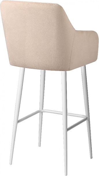 Барное поворотное кресло Барли К, Confetti cream/белый - Вид 5
