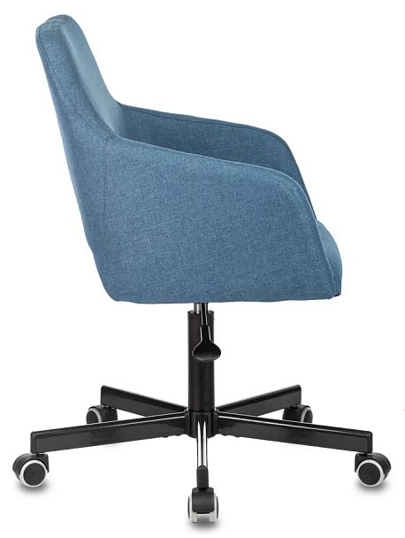 Кресло Бюрократ CH-380M сердитое море 38-415 крестов. металл - Вид 2