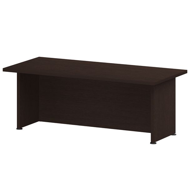 Стол руководителя К-962 Дуб венге 2000x900x750 Приоритет - Вид 1