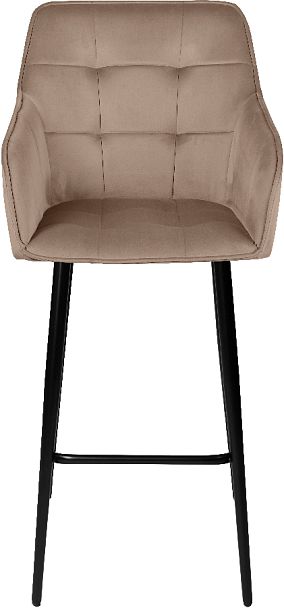 Комплект барных поворотных кресел Мони К, Confetti latte/черный, 2 шт. - Вид 3