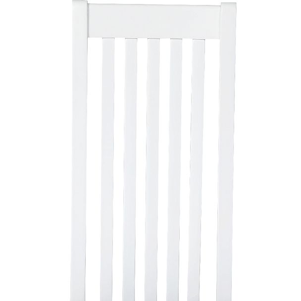 Комплект деревянных стульев с мягким сиденьем Альбен Белая эмаль/Серый велюр, 4 шт. - Вид 7