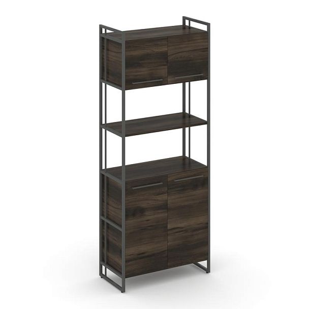 Rift Шкаф 5 ниш широкий RF.SS-53 Дуб Мали/Металл Антрацит 798*396*2010 - Вид 1