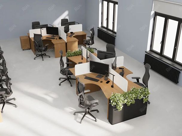 ЛАЙТ / LIGHT RLG003-8x8 Прямоугольный стол 80x80x75 Бук - Вид 3